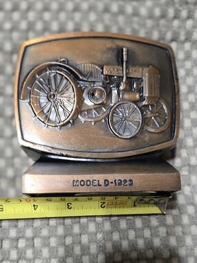 John Deere Bronze-Tone Model D-1923  Piggy Bank Or Decorative Accent